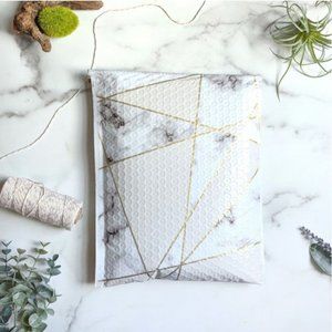 25 8.5x12 Marble Bubble Poly Mailers PRICE IS FIRM